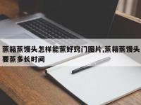蒸箱蒸馒头怎样能蒸好窍门图片,蒸箱蒸馒头要蒸多长时间