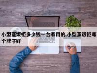 小型蒸饭柜多少钱一台家用的,小型蒸饭柜哪个牌子好