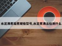 水泥沸煮箱煮规格型号,水泥煮沸法检测什么